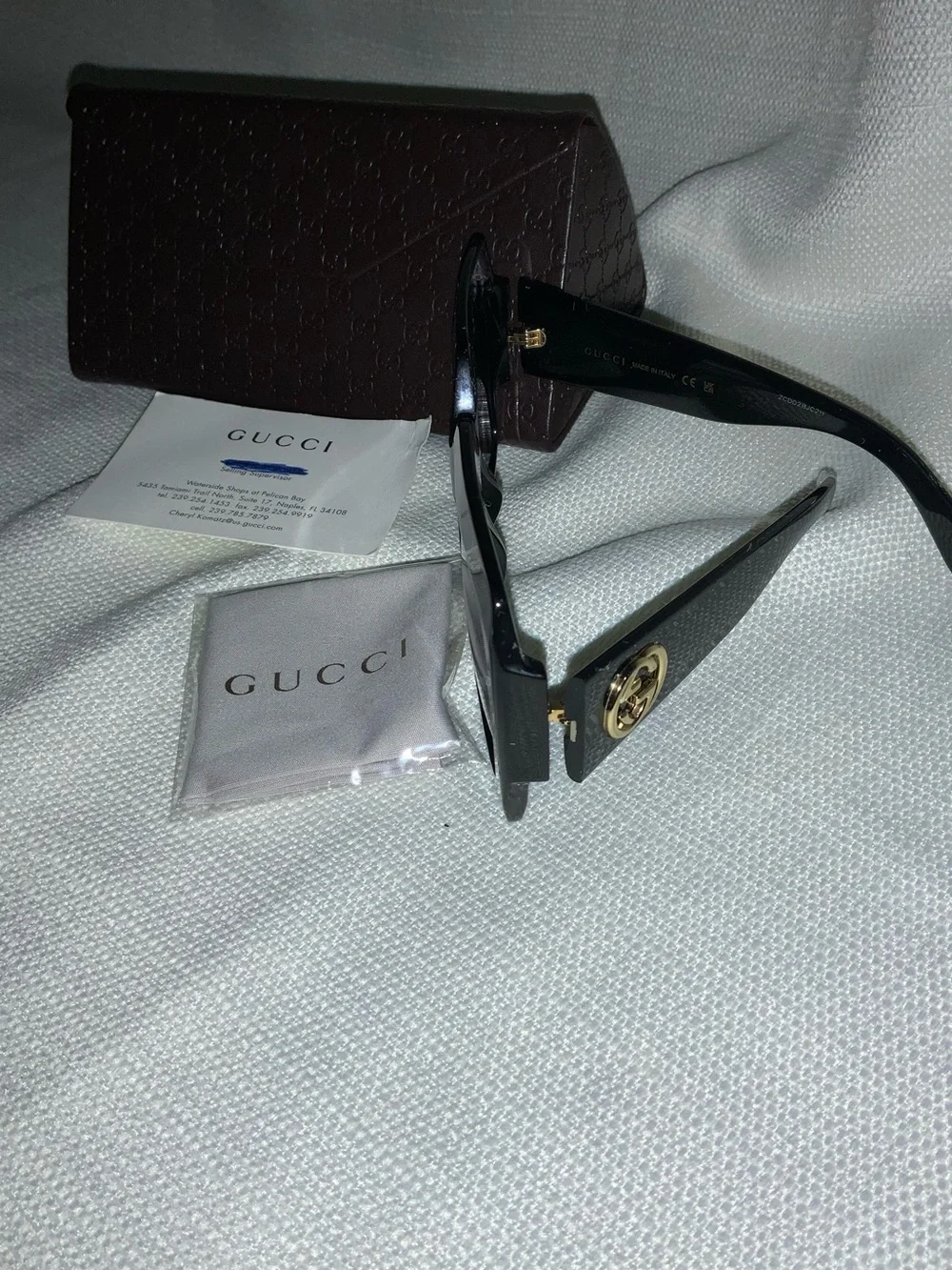 Gucci Women's Sunglasses. GG0053SN 54[]25 140 M. Italy. Information included - Picture 7 of 9